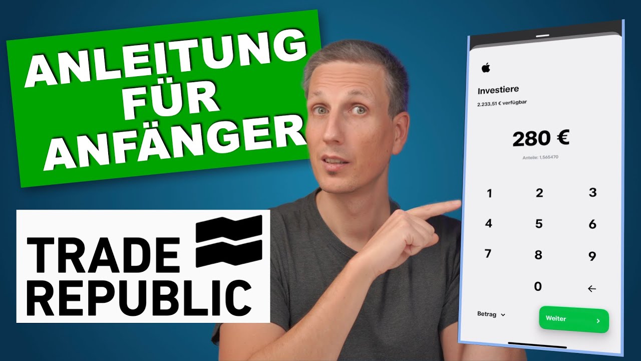 Trade Republic Aktien kaufen und verkaufen App Video